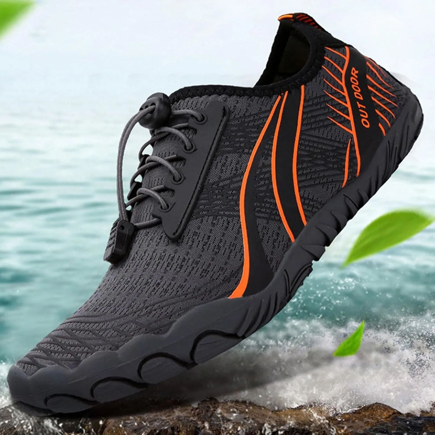 Mens Water Shoes 11 Barefoot Aqua Socks Quick Dry Water Shoes for Hiking Women Womens Wide Width Water Shoes Beach Shoes with Drainage for Beach Swimming Hiking Boating Sailing