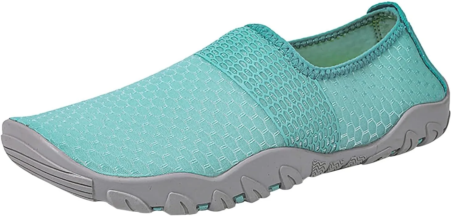 Mens Water Shoes Size 11 Wide Width Closed Toe Non Slip Outdoor Beach Swimming Aqua Socks Surf River Boat Sea Yoga