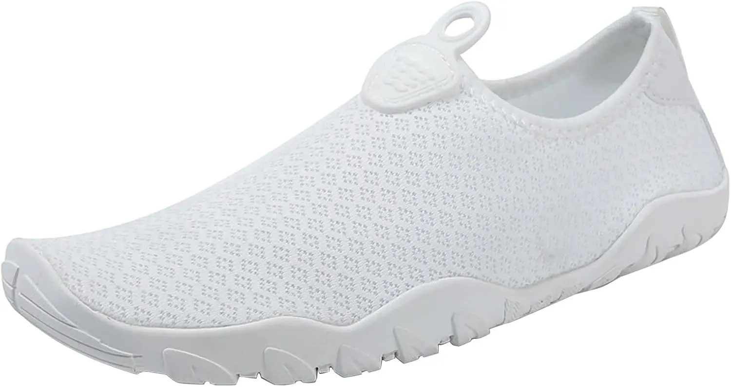 Mens Water Shoes Wide Width Non Slip Athletic Footwear Wide Toe Water Shoes Barefoot