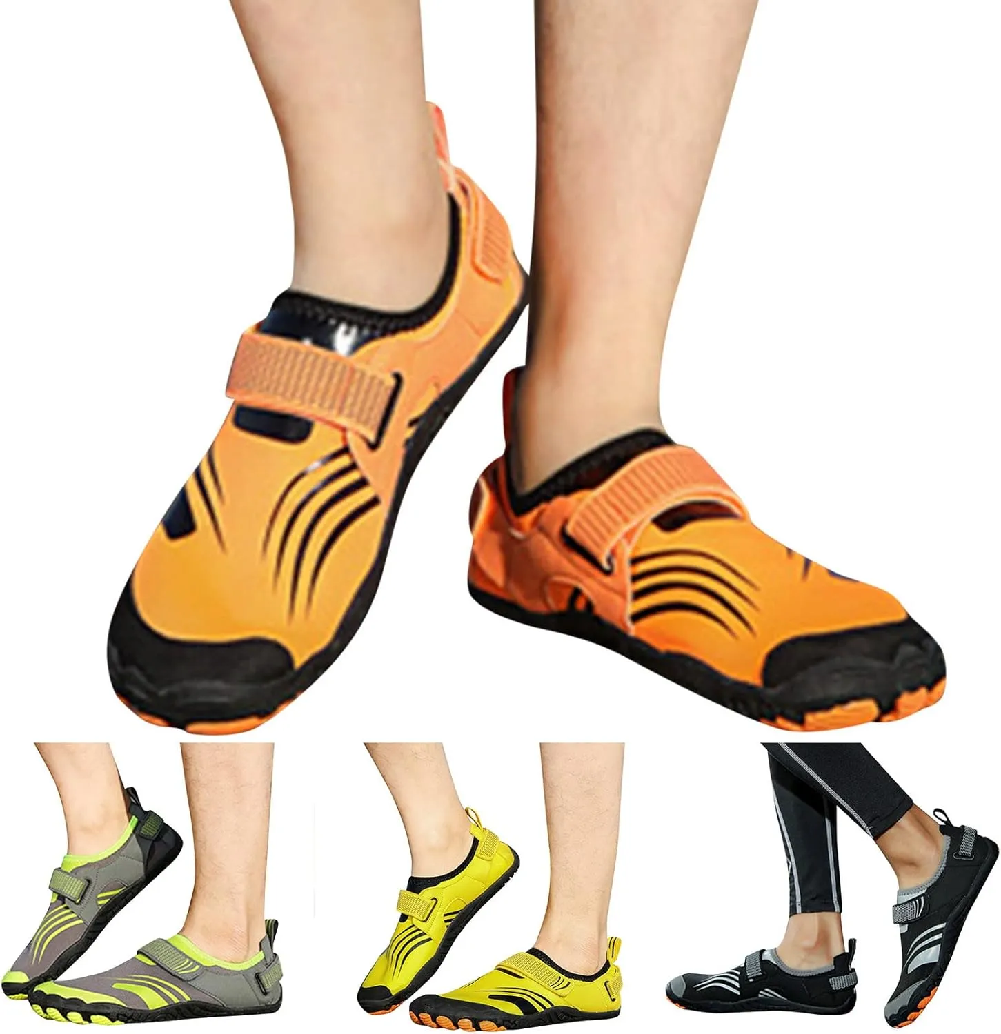 Mens Water Shoes Wide Width Slip on for Men Women Barefoot Water Shoes Men Womens Pool Shoes Quick Dry Water Sports Barefoot Shoes for Beach Swim Surf Yoga Exercise