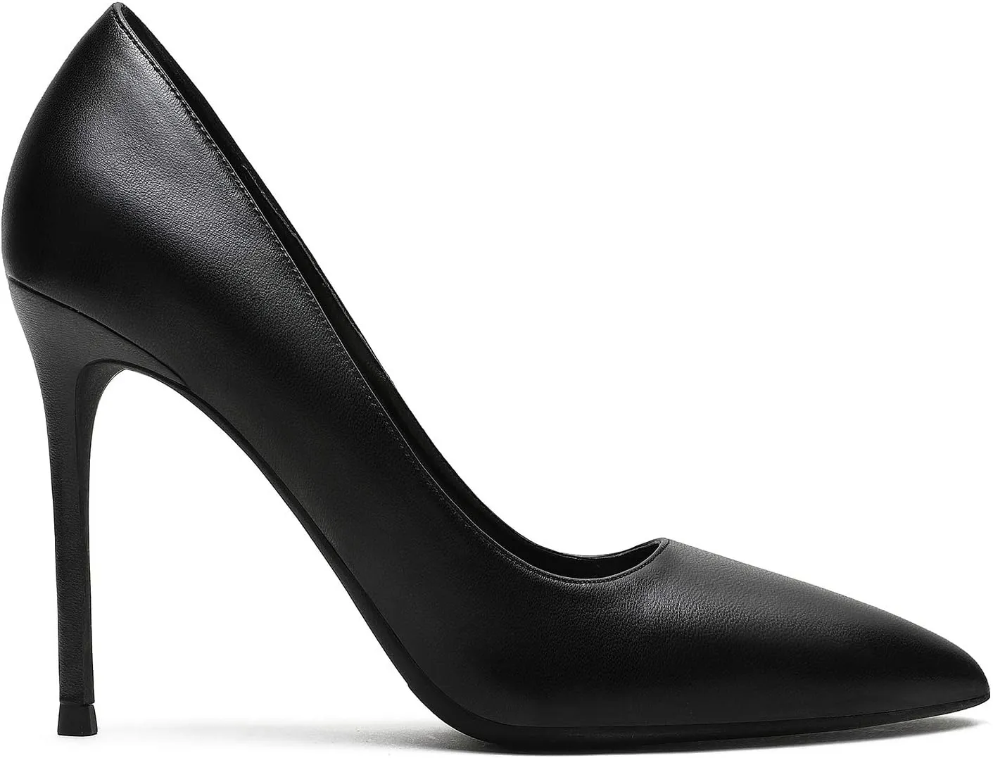 MOOMMO Women Satin High Heel Pumps Pointed Toe Sexy Stilettos 4 inch Slip On Formal Dress Shoes for Ladies Wedding Party Evening Work 4-13 M US