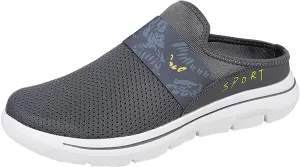 Mules for Women 2025 Backless Walking Sneakers Running Shoes for Women Comfort Slip On Shoes Casual Black Sneakers Tennis Shoe Loafers Casual Slip On