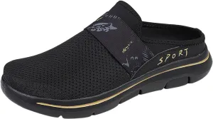 Mules for Women 2025 Backless Walking Sneakers Running Shoes for Women Comfort Slip On Shoes Casual Black Sneakers Tennis Shoe Loafers Casual Slip On