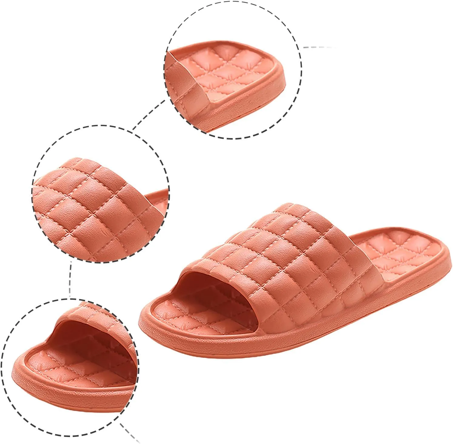 New Slippers for Women in Summer Indoor Bathroom for Men Slippers for Couples Hotel Soft Soles Shiny Slides for Women