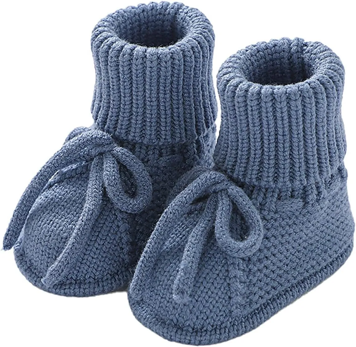 Newborn Baby Booties Sock Shoes Hand Knitting Crochet Boys Girls Infant Cozy Indoor Breathable Walking Shoes