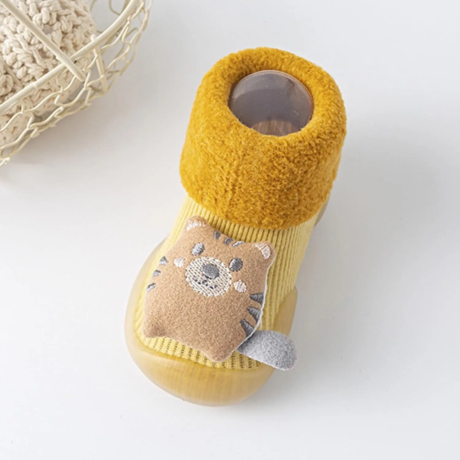 Newborn Baby Warm Winter Snow Boots Cute Anti-Slip Soft Sole Warm Indoor Outoor Shoes Infant First Walkers Warm Shoes