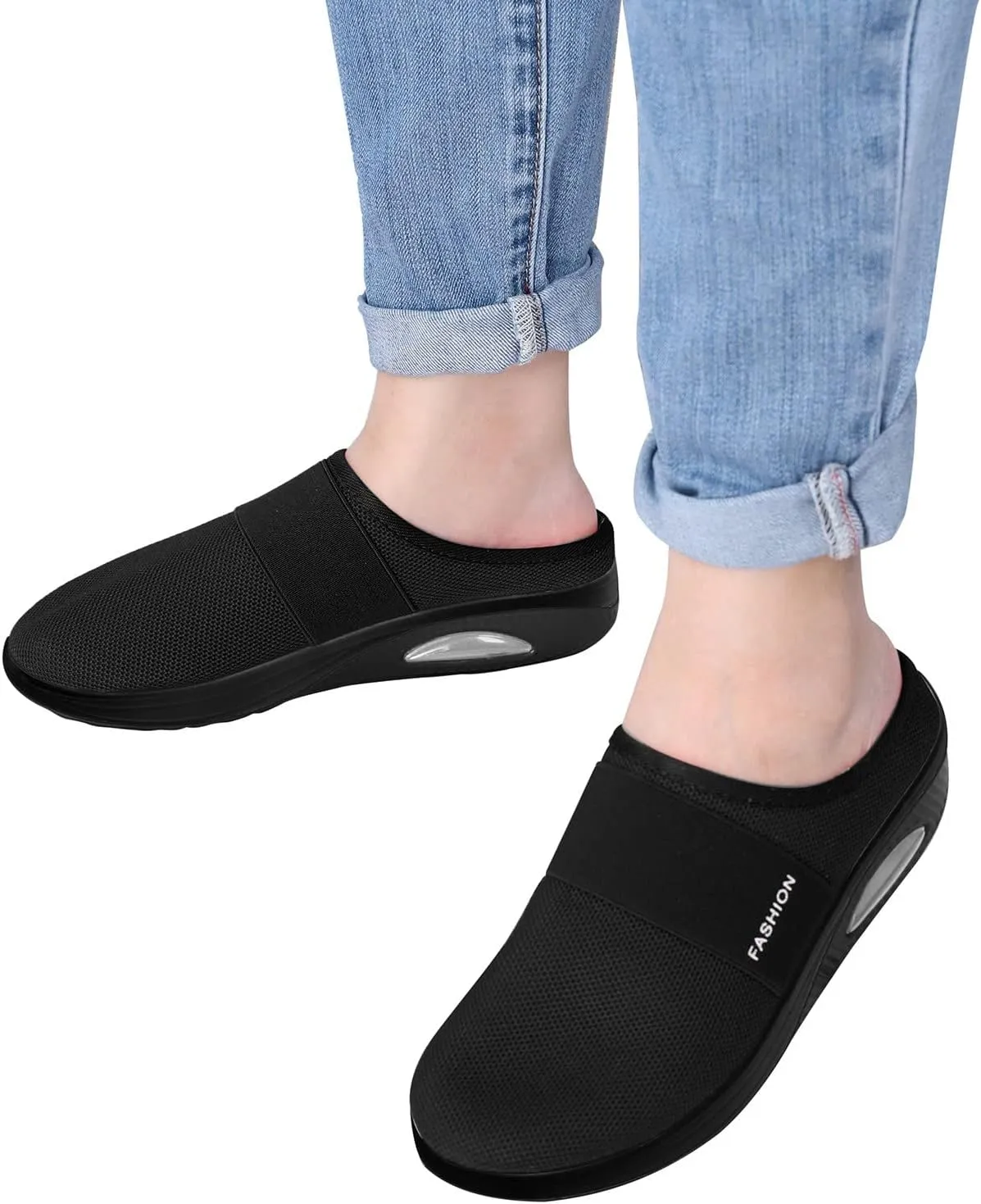 Non Slip Work Shoes Women Mesh Breathable Slip On Shoes Casual Men's Fashion Sneakers Running Lightweight Tennis White Tennis Shoe Loafers Dress Shoe