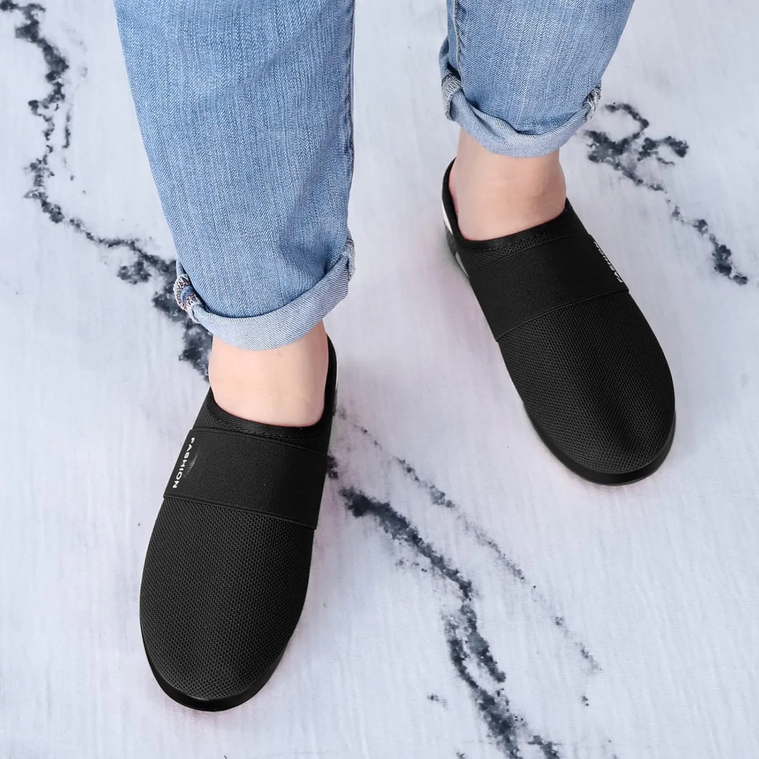 Non Slip Work Shoes Women Mesh Breathable Slip On Shoes Casual Men's Fashion Sneakers Running Lightweight Tennis White Tennis Shoe Loafers Dress Shoe