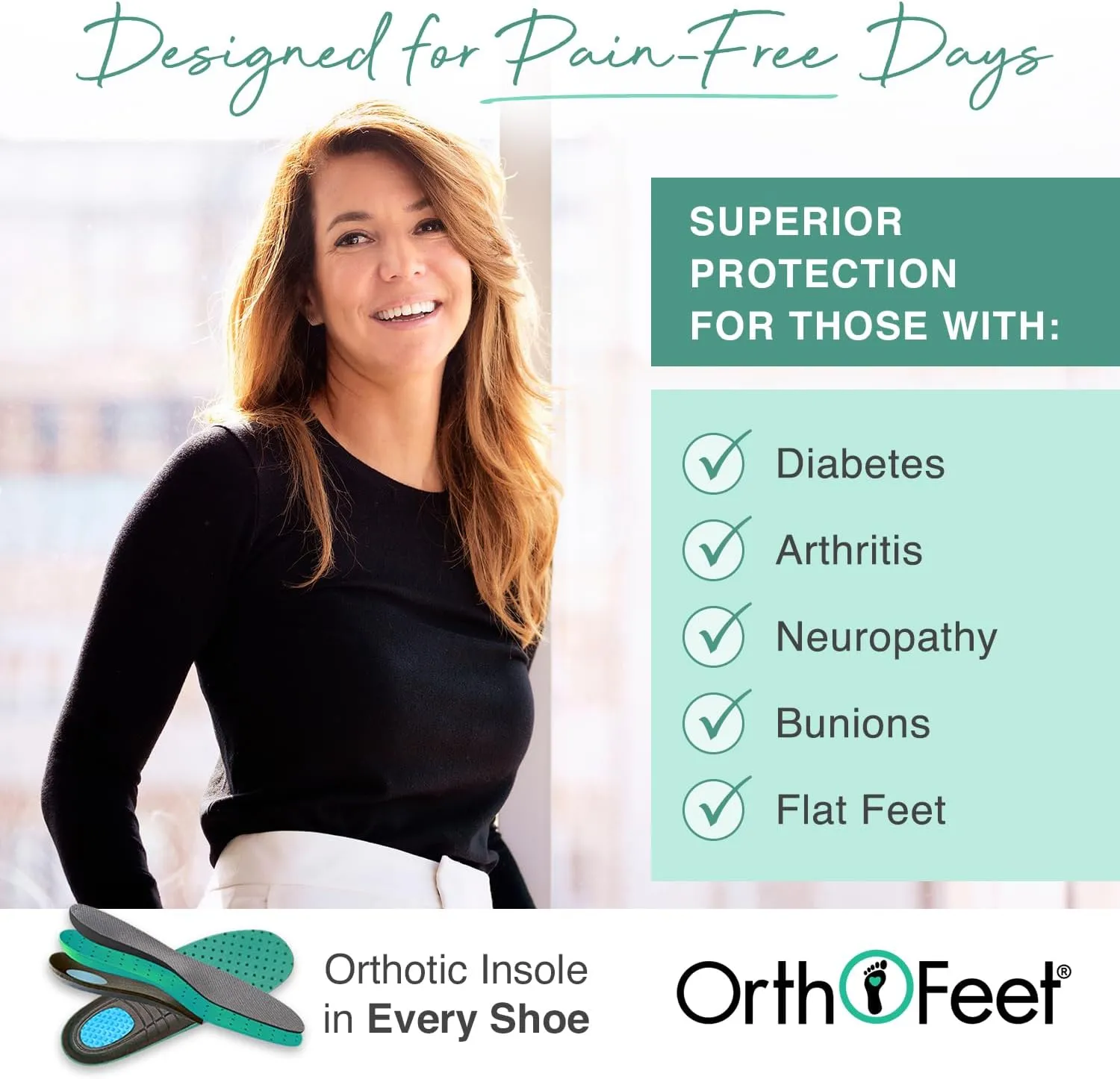 Orthofeet Women's Orthopedic Leather Casey Clogs for Plantar Fasciitis Relief