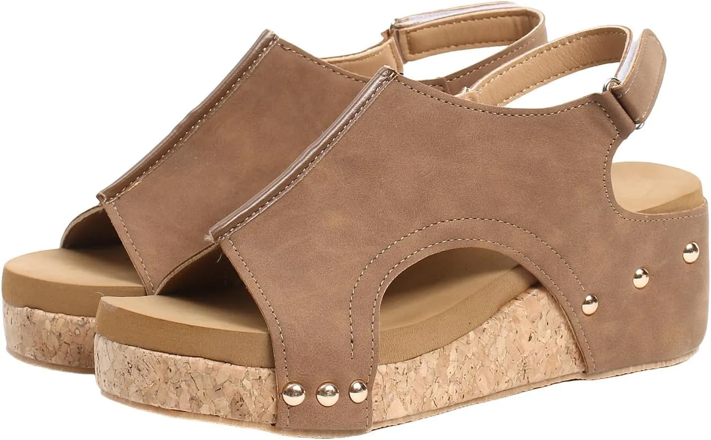 Orthopedic Platform Wedge Sandals for Women Summer Dressy 2025 Open Toe Ankle Strap Espadrilles Sandals Beach Sandals