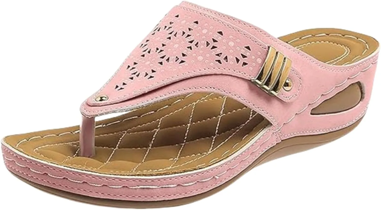 Orthopedic Sandals For Women 2025 Comfortable Arch Support Slide Slippers Plantar Fasciitis Orthotic Thong Flip Flops