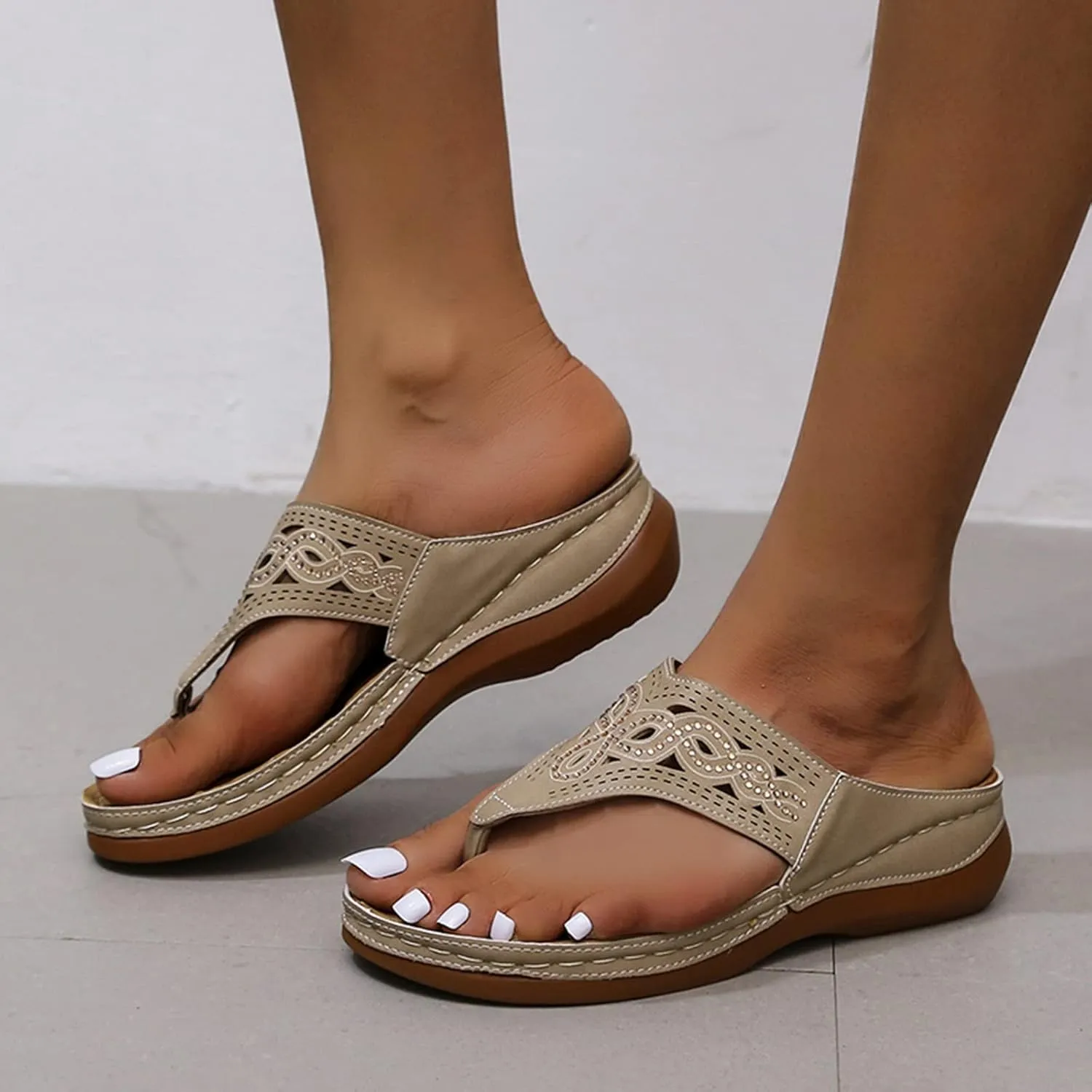 Orthopedic Sandals for Women 2025 Wide Feet Orthotic Beach Sandals for Women Summer Sandals Dressy Orthotic Walking Sandals Women Comfort Beach Orthopedic Cute Summer Sandals for Women 2025