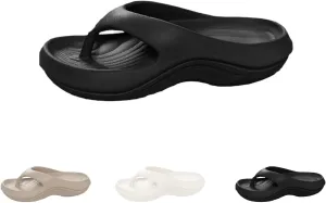 Orthopedic Sandals for Women Comfortable Flip Flops with Arch Support for Women Plantar Fasciitis Orthotic Summer Beach Platform Recovery Shoes Soft Cushion Lightweight Thong Sandals