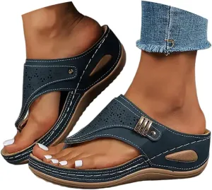 Orthopedic Sandals for Women Dressy Comfortable Arch Support Platform Wedge Sandals Summer Vacation Beach Shoes