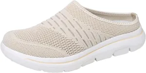 Orthopedic Walking Shoes Mules for Men 2025 Casual Mesh Summer Slip-On Breathable Slippers Closed Toe Slingback Solid Color Comfortable Slides