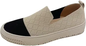 Platform Slip on Sneakers for Womens Slip On Sneakers Casual Knit Womens Walking Sneakers Platform Fashion Sneaker