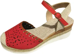 Platform Wedge Sandals for Women Summer Closed Toe Espadrilles Dressy Ankle Strap Beach Sandals