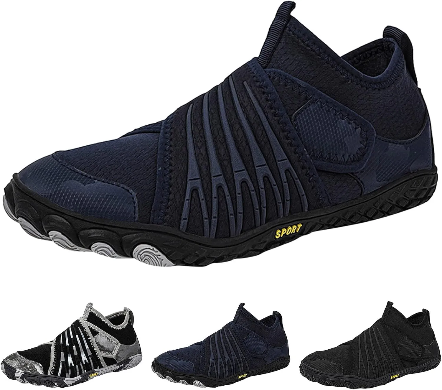 Quick Dry Barefoot Water Shoes Womens Mens Aqua Swim Beach Pool Shoes Lightweight Outdoor Sports Hiking Surf Yoga Exercise Footwear