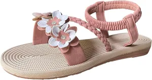 Sandals Breathable Women's Roman Outdoor Diamond Fashion Leisure Shoes Casual Women's Bling Flat Sandals for
