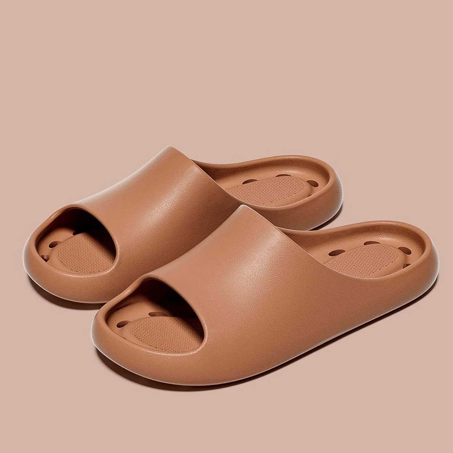 Shower Shoes Womens Bathroom Slipper Mens Bath Slippers Pillow Slippers Non Slip Open Toe Room Spa Living