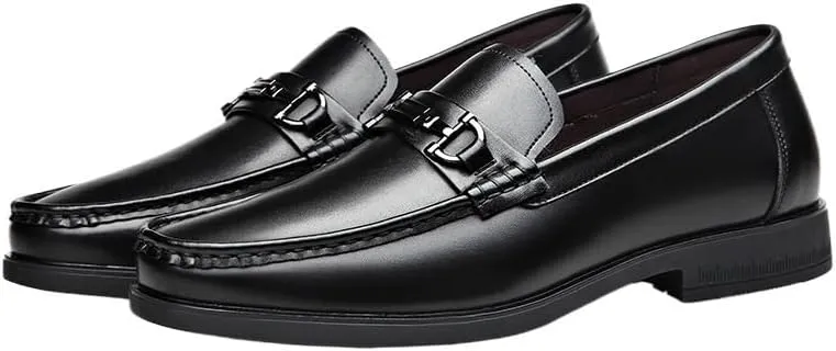 Sleek Men's Patent Leather Dress Shoes - Round-Toe Design with Traction Outsole for Proms & Award Ceremonies