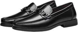 Sleek Men's Patent Leather Dress Shoes - Round-Toe Design with Traction Outsole for Proms & Award Ceremonies