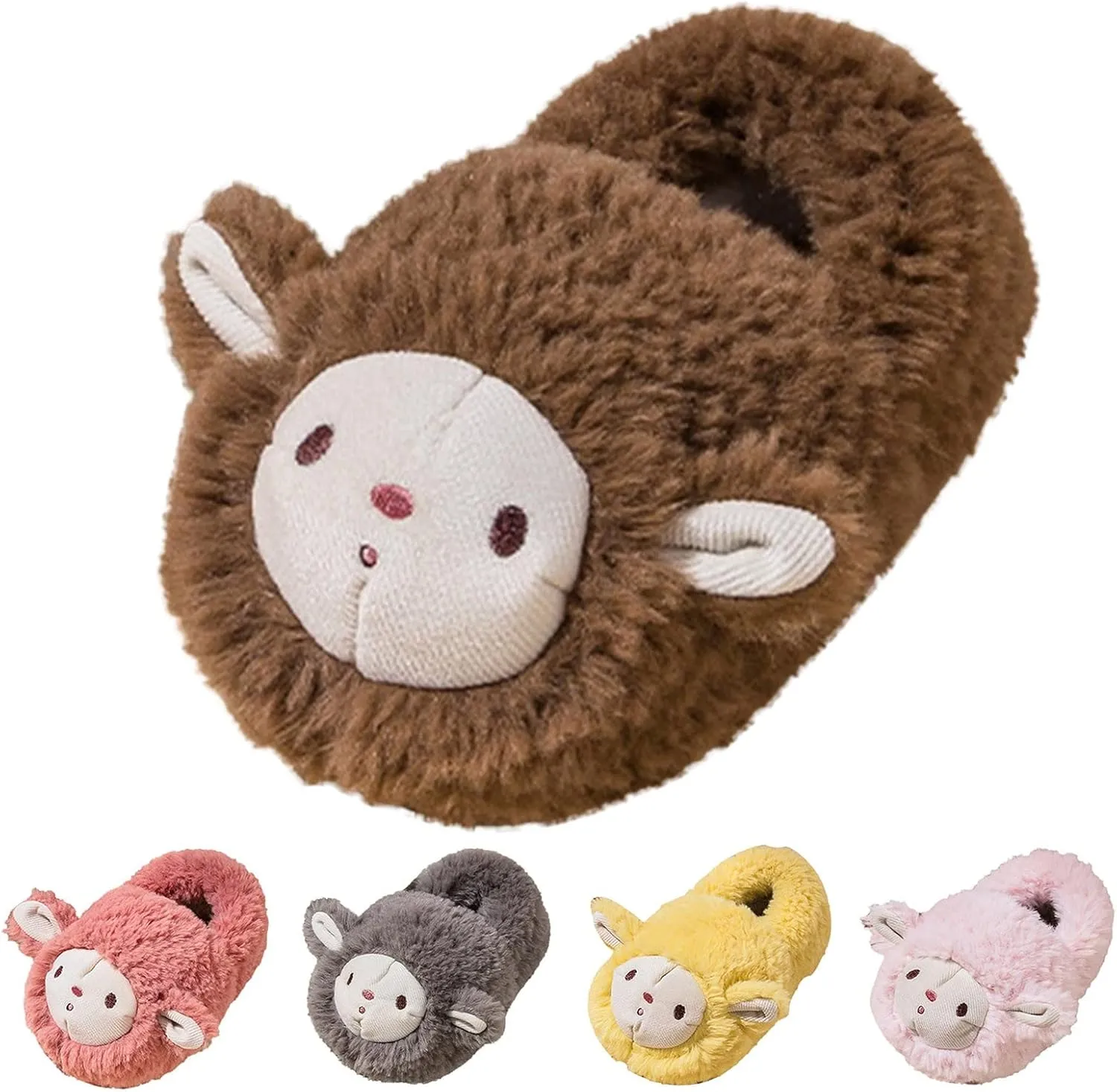Slippers for Girls Fashion Autumn And Winter Boys And Girls Slippers Flat Soft Comfortable And Warm Cute Toddler Set