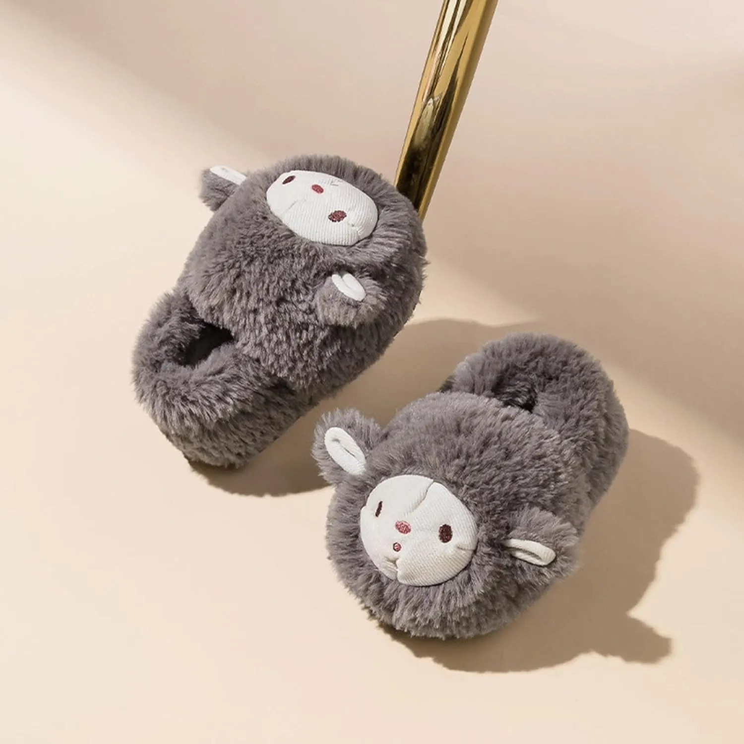 Slippers for Girls Fashion Autumn And Winter Boys And Girls Slippers Flat Soft Comfortable And Warm Cute Toddler Set