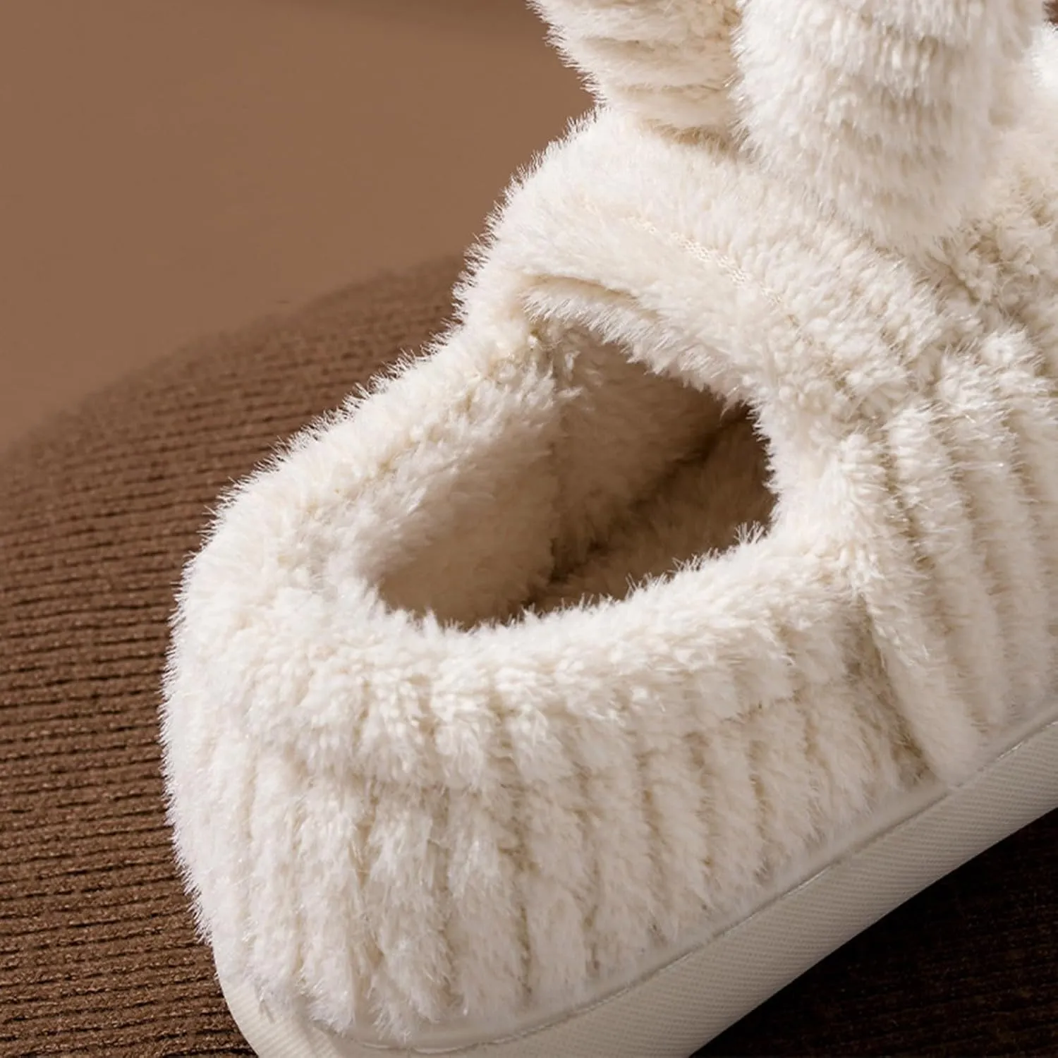 Slippers for Girls Size 12 Fashion Cute Autumn And Winter Girls Boys Slippers Flat Soft Girls Fuzzy Flip Flop Slippers