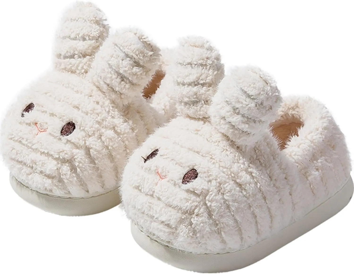 Slippers for Girls Size 12 Fashion Cute Autumn And Winter Girls Boys Slippers Flat Soft Girls Fuzzy Flip Flop Slippers