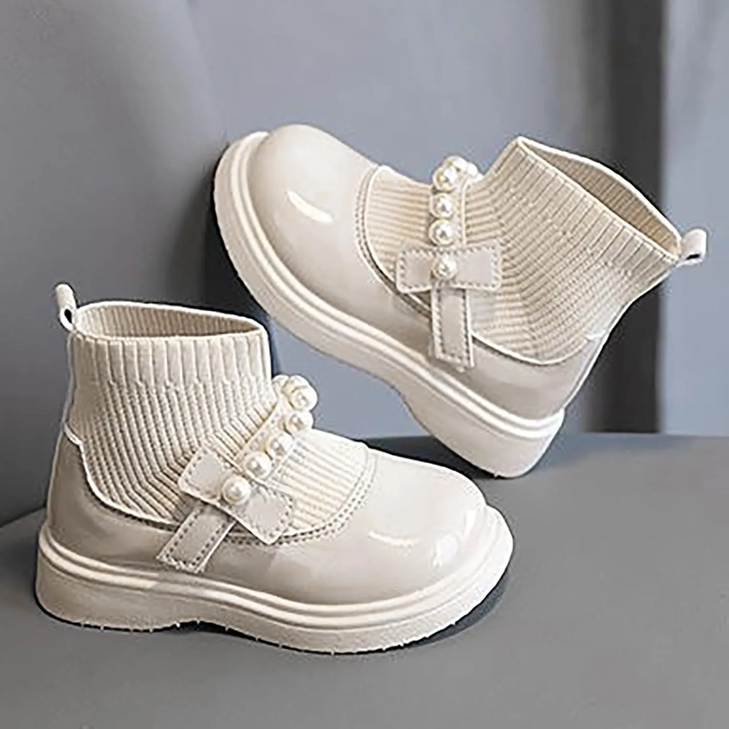 Snow Boots for Girls Boys Outdoor Boots Fur Lined Waterproof Ankle Shoes Warm Lightweight Winter Boot Fashion Boots