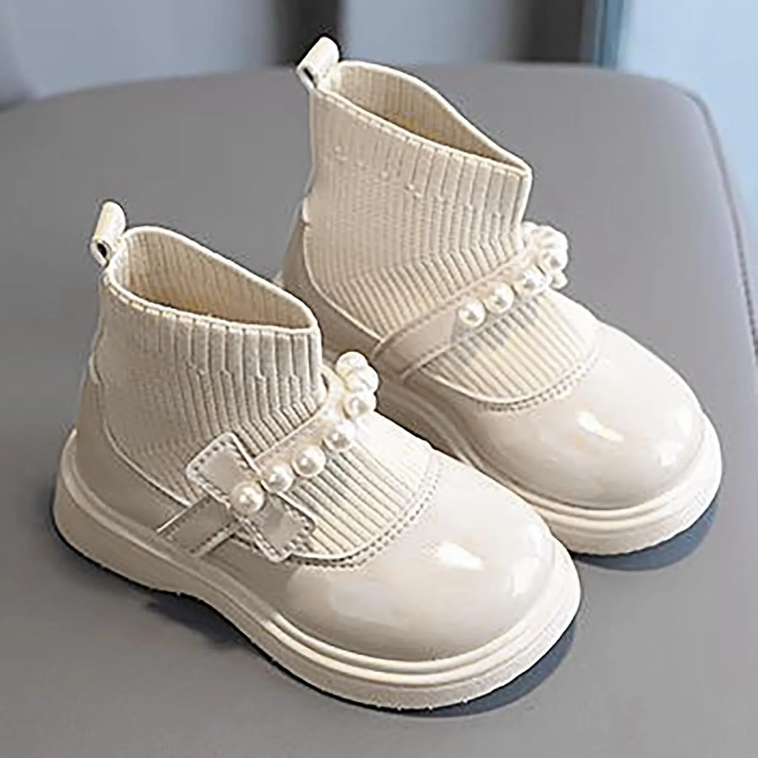 Snow Boots for Girls Boys Outdoor Boots Fur Lined Waterproof Ankle Shoes Warm Lightweight Winter Boot Fashion Boots