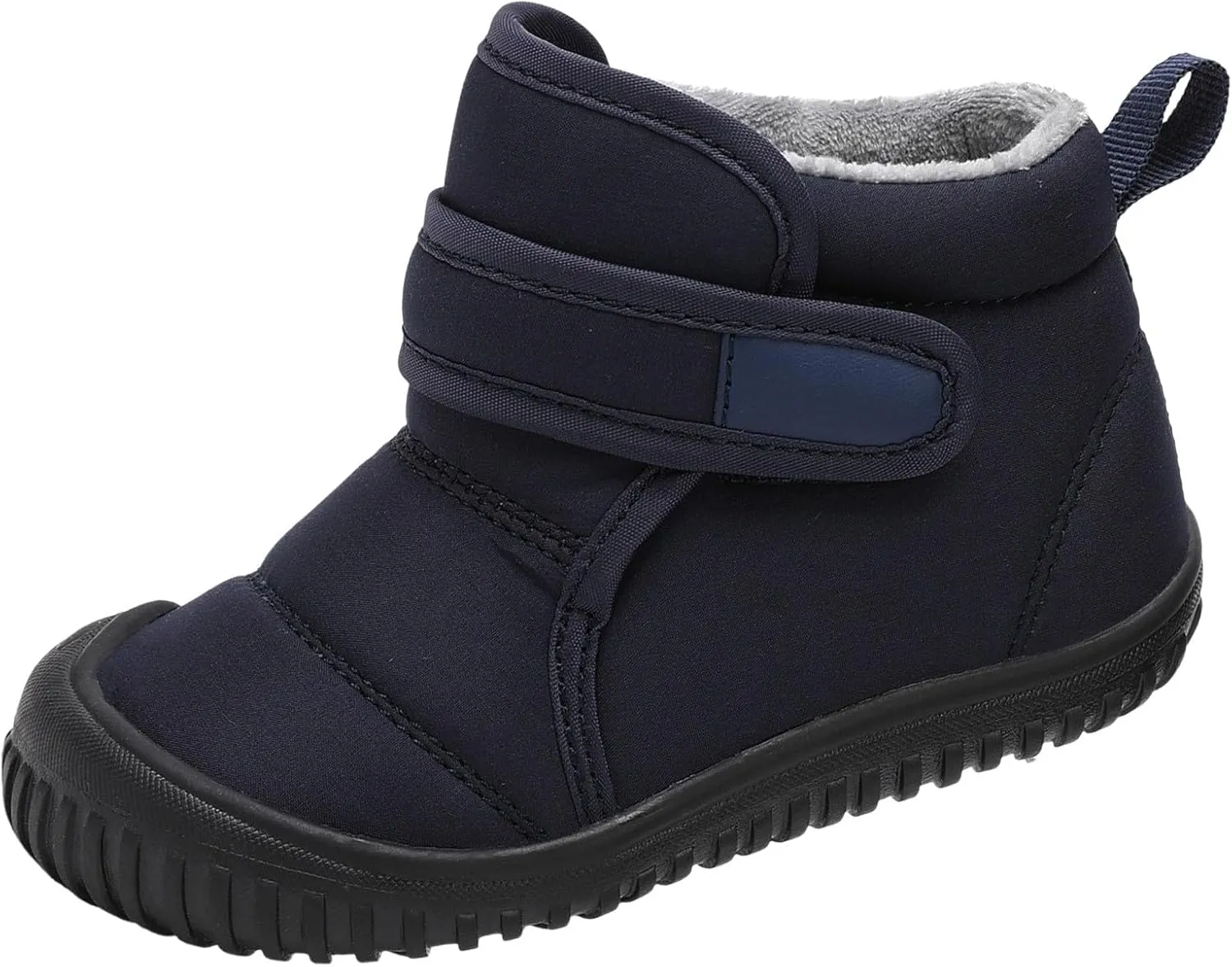 Snow Boots for Kids Insulated Snow Boot Boys Girls Ankle Booties Kids Boots Outdoor Winter Boots with Hook and Loop