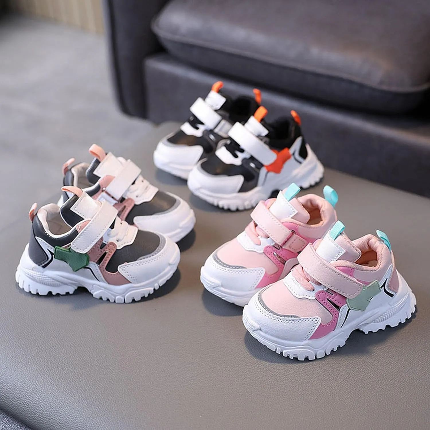 Sports Shoes for Boys Girls Kids Casual Single Shoes First ?alkers Shoes Outdoor Soft Breathable Sports Shoes