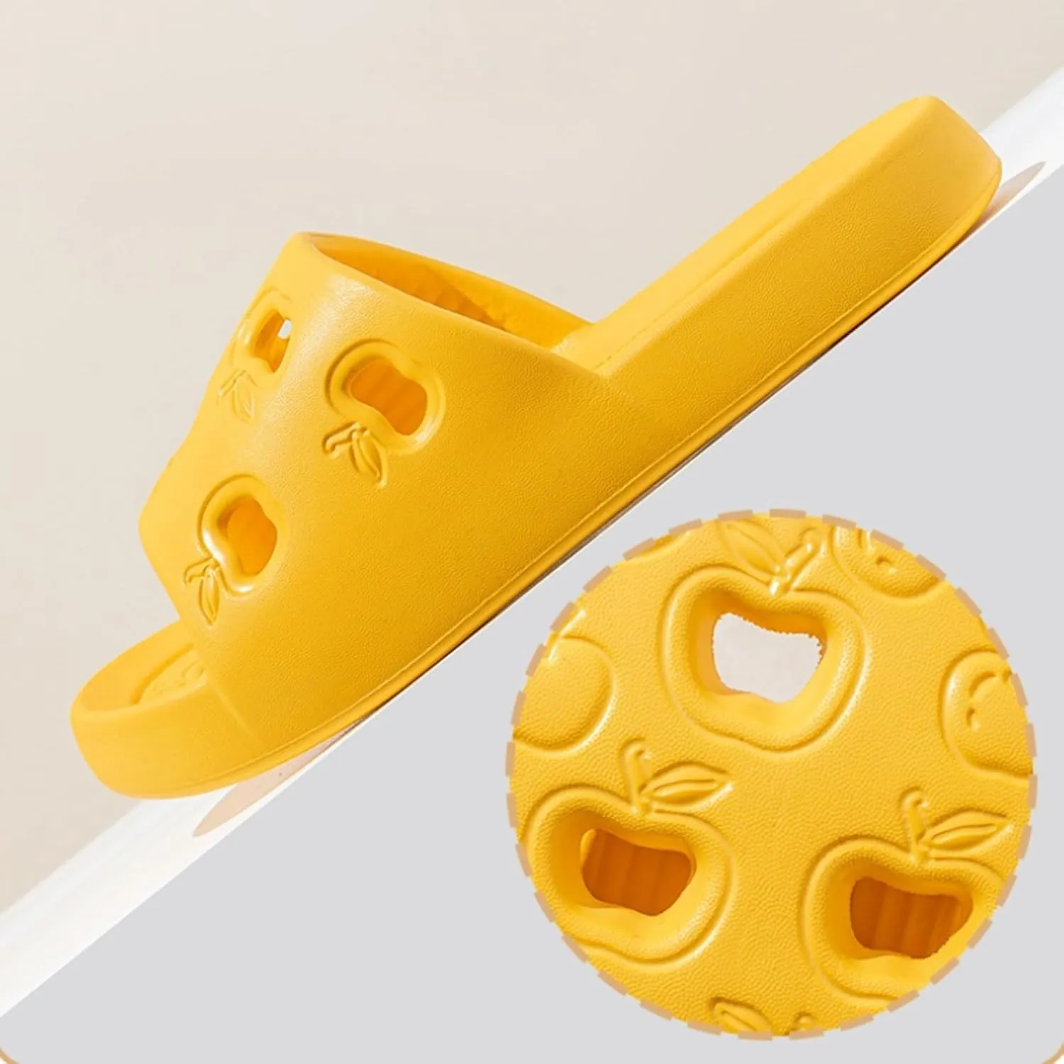 Summer Home Household Indoor Slip Thick Soled PVC Shower Slippers Women Men's Slippers