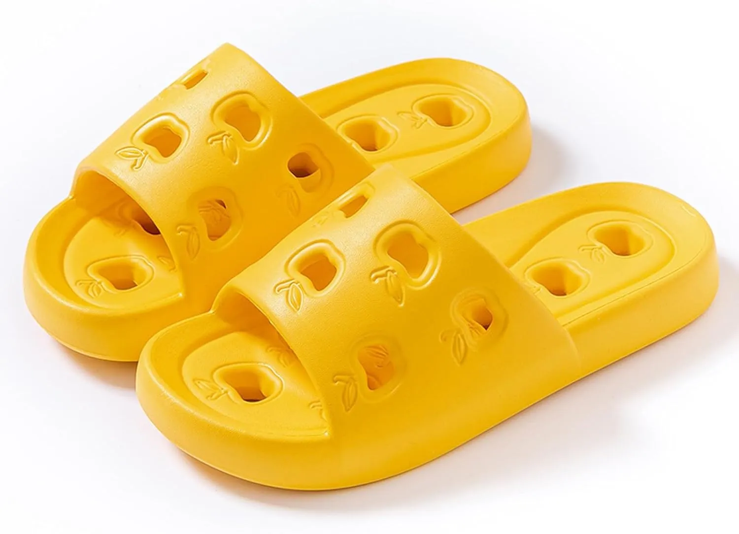Summer Home Household Indoor Slip Thick Soled PVC Shower Slippers Women Men's Slippers