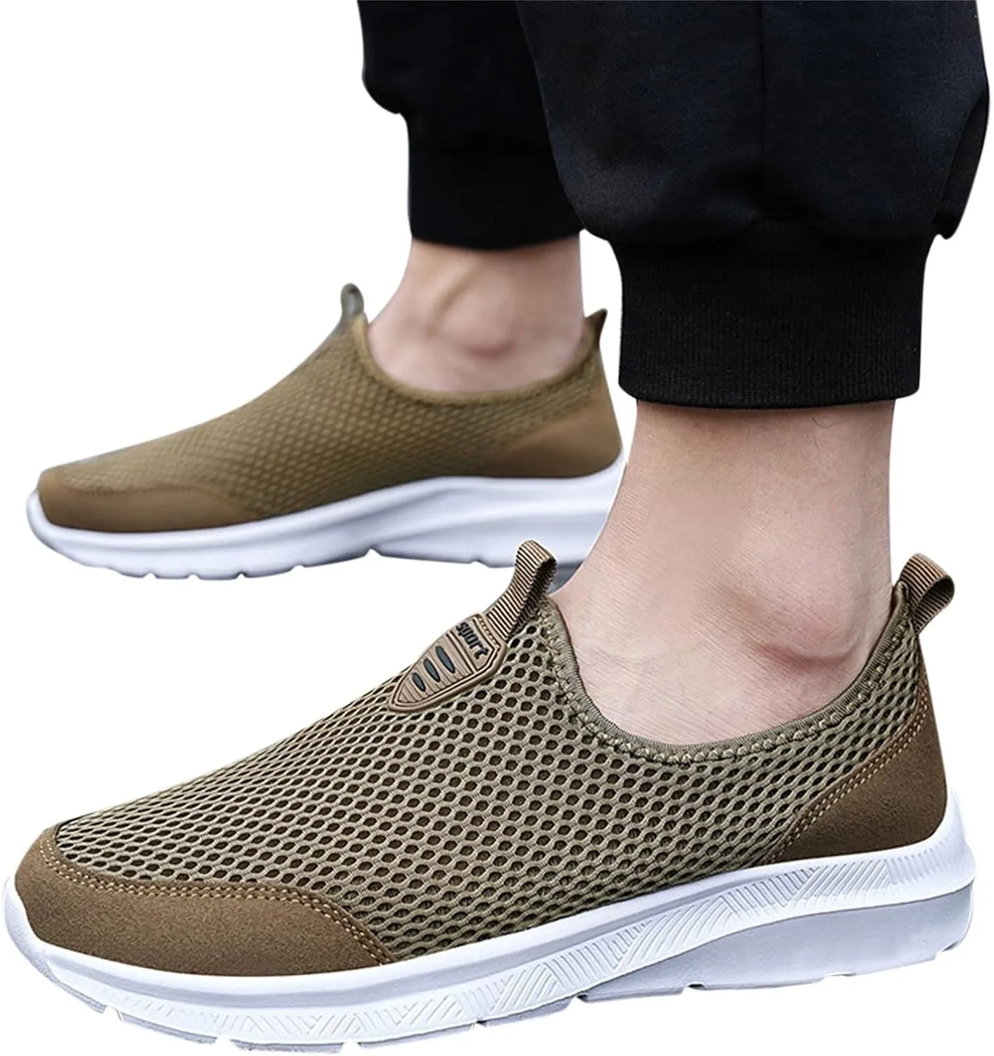 Tennis Shoes Womens Mesh Breathable Dressy Casual Shoes Platform Sneakers Slip On Walking Blade Tennis Steel Toe Tennis Shoe Loafers Dress Shoe