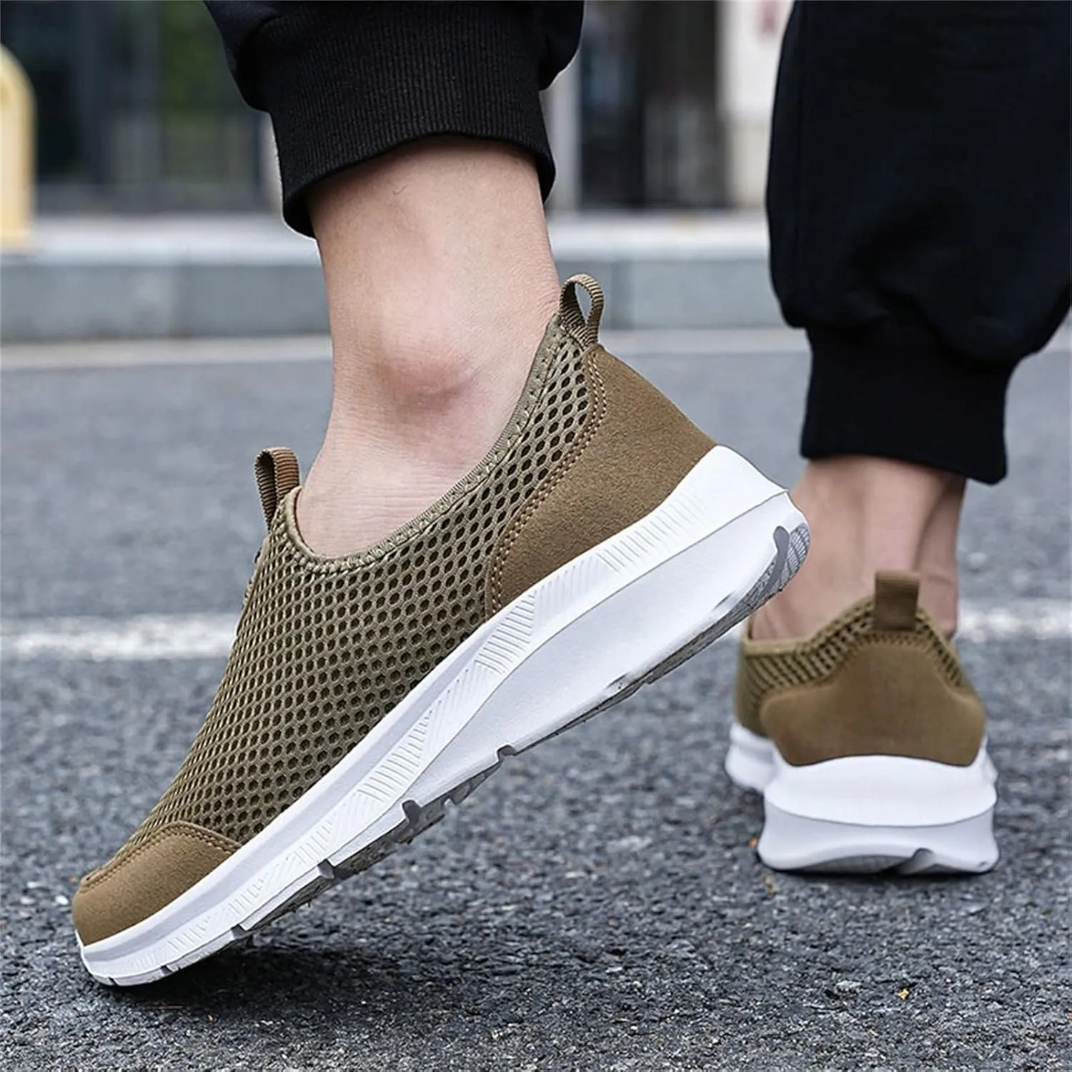 Tennis Shoes Womens Mesh Breathable Dressy Casual Shoes Platform Sneakers Slip On Walking Blade Tennis Steel Toe Tennis Shoe Loafers Dress Shoe