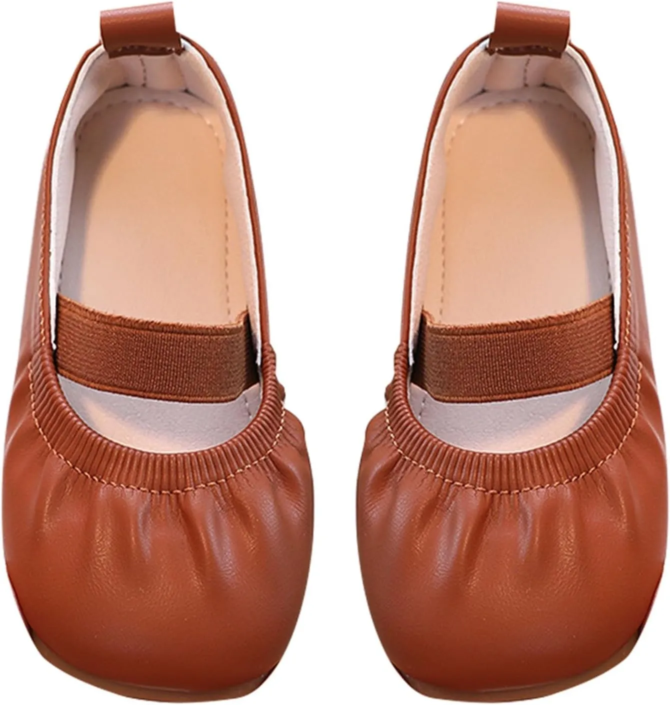 Toddler Flower Girl Dress Shoes Girl Party School Shoes Square Toe Ballerina Ballet Flats Wedding Girl Little Girl Shoes