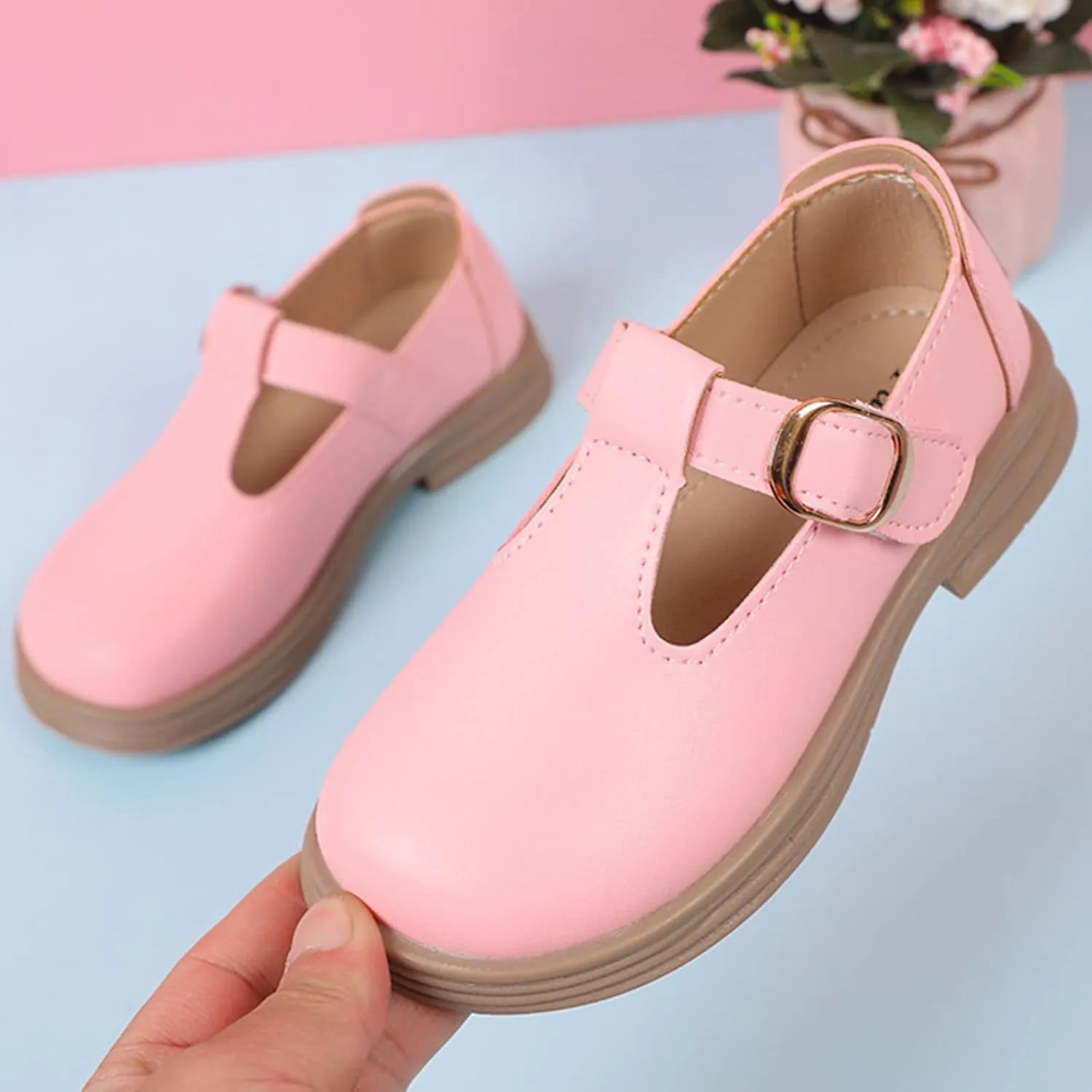 Toddler Little Girl Mary Jane Dress Shoes Ballet Flat for Girl Party School Shoes Uniform Shoes Shoes for Girls