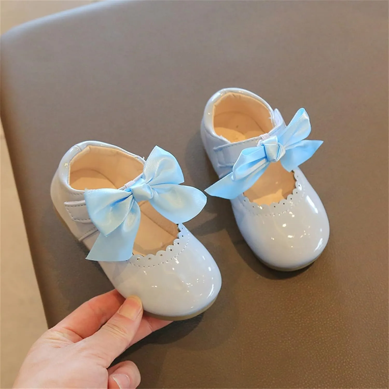 Toddler Mary Jane Shoes Baby Girls Cute Flat Flower Girl Dress Shoes Girl Ballet Flat Party School Shoes Toddler Shoes