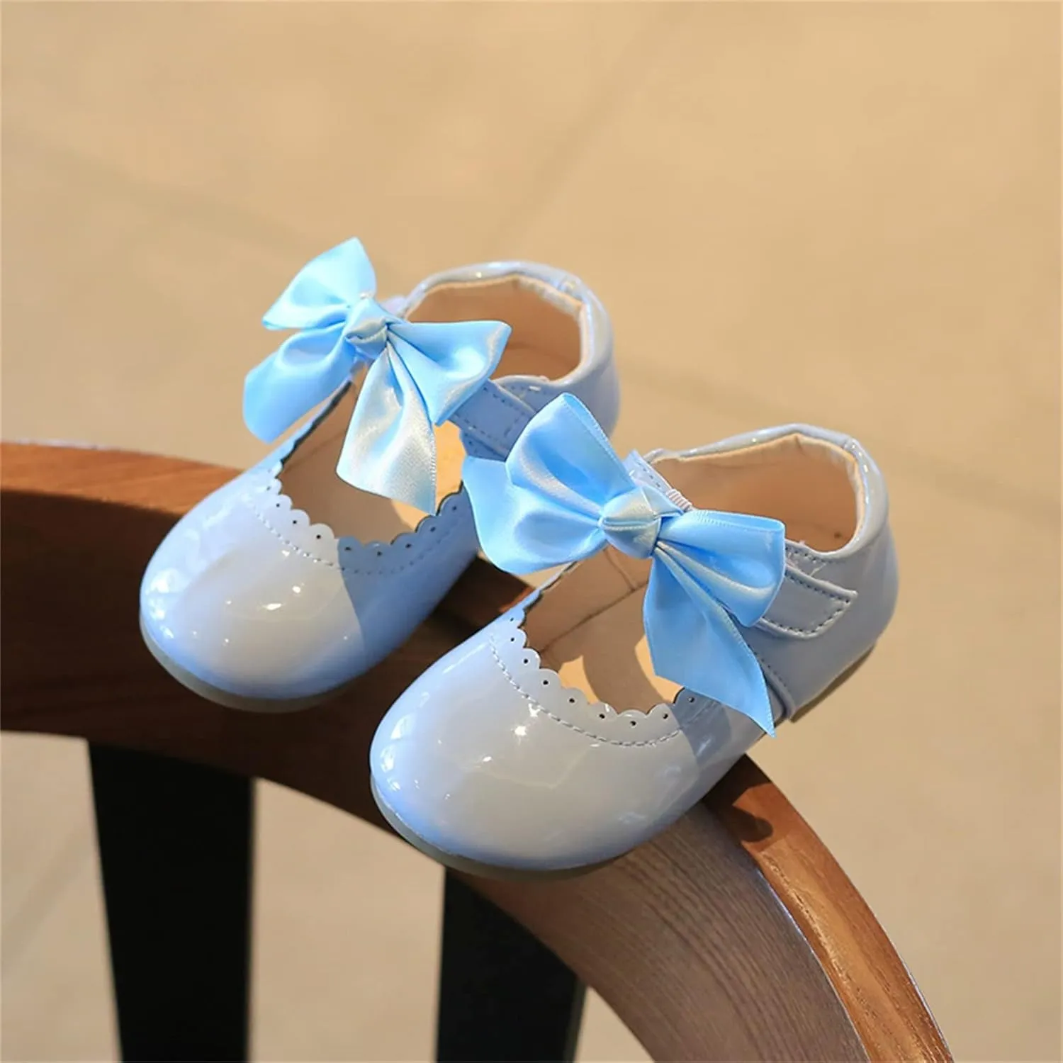 Toddler Mary Jane Shoes Baby Girls Cute Flat Flower Girl Dress Shoes Girl Ballet Flat Party School Shoes Toddler Shoes