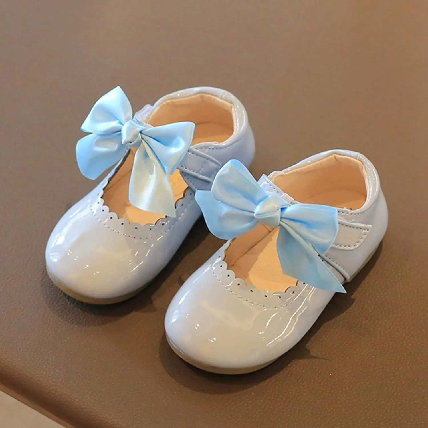 Toddler Mary Jane Shoes Baby Girls Cute Flat Flower Girl Dress Shoes Girl Ballet Flat Party School Shoes Toddler Shoes
