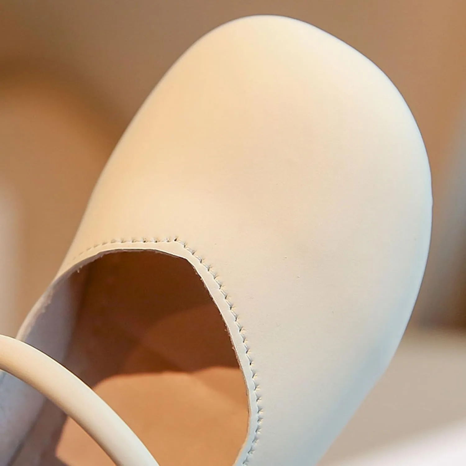 Toddler Wedding Shoes Flower Girl Mary Jane Shoes Square Toe Ballet Flat for Girls Slip On Flat for Party School