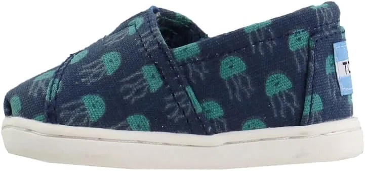 TOMS Toddler Boys Alpargata Slip On Sneakers Shoes Casual - Blue