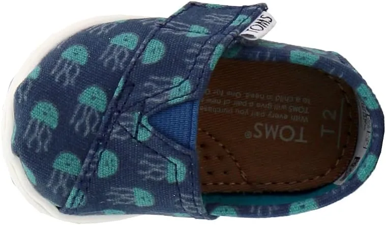 TOMS Toddler Boys Alpargata Slip On Sneakers Shoes Casual - Blue