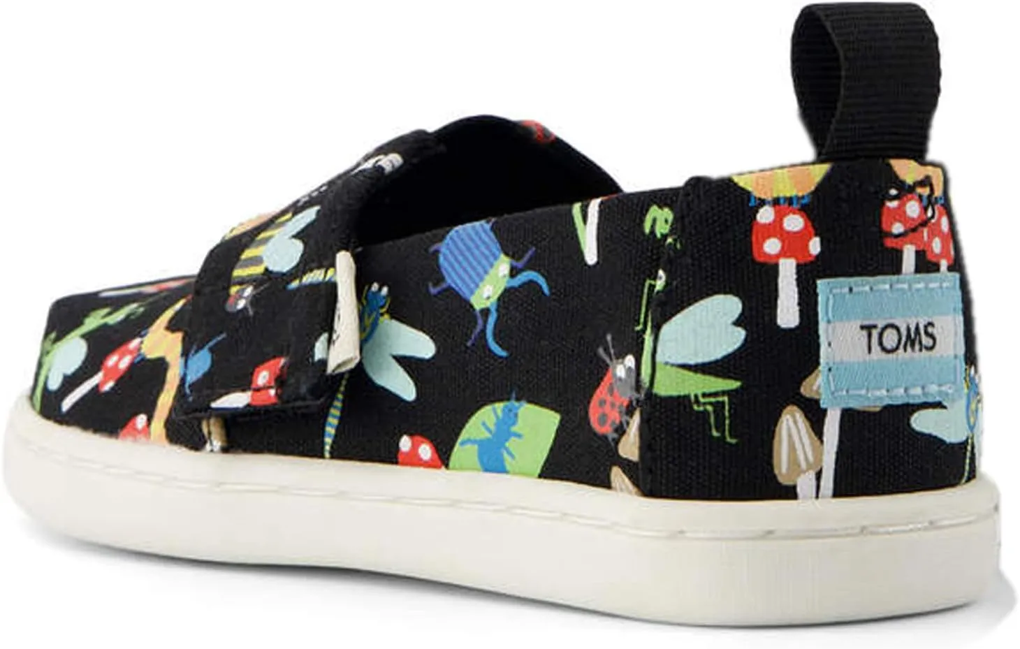 TOMS Toddler Girls Alpargata Slip On Sneakers Shoes