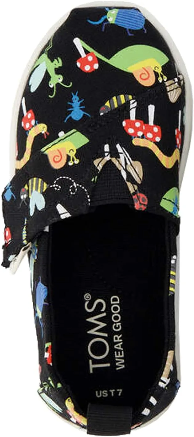 TOMS Toddler Girls Alpargata Slip On Sneakers Shoes