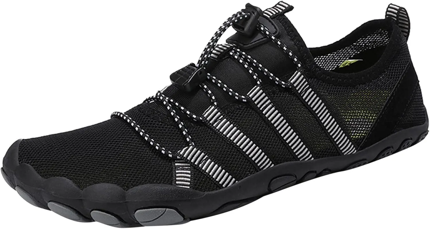 Water Shoes Men Wide Breathable Non Slip Athletic Water Shoes for Hiking Water Shoes for Men Wide Width Outdoor Water Sandal for Water Sports Travel Walk