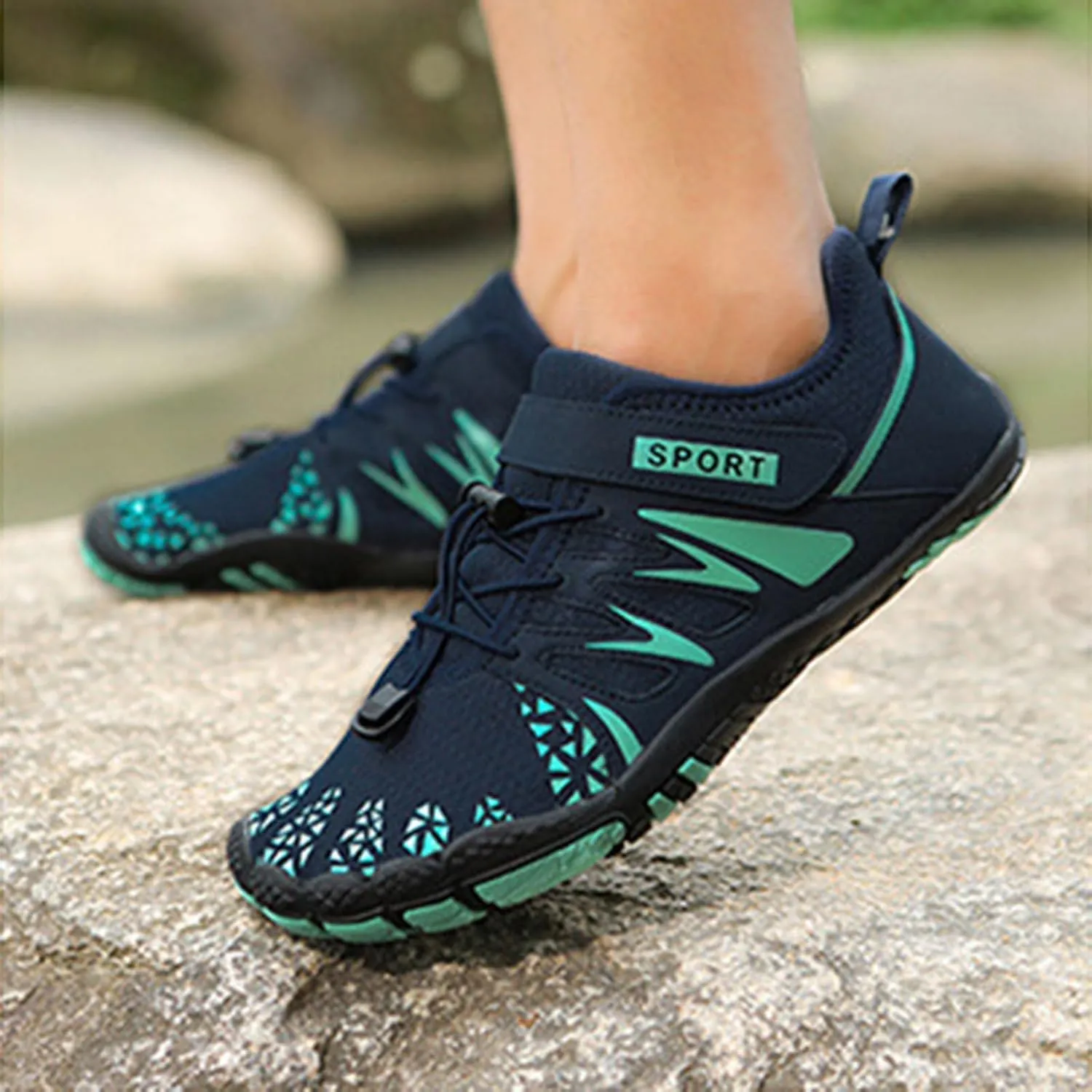 Water Shoes Men Wide Width Breathable Non Slip Athletic Water Hiking Shoes Women Mens Water Shoes Size 14 Wide Outdoor Water Sandal for Swimming Fishing